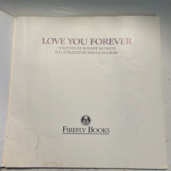 LIKE NEW Vintage 1992 Love You Forever book with original price tag - Picture 3 of 10